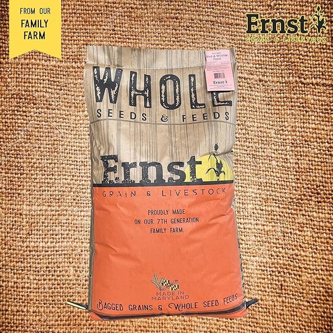 Ernst Grain & Livestock's Bird and Wildlife Feed – Perfect for Birds, Ducks, Squirrels, Turkeys, Rabbits, Geese, and Deer – Non-GMO Wild Animal & Bird Feed for Outside Feeders (46 Pounds)-PawvioPets