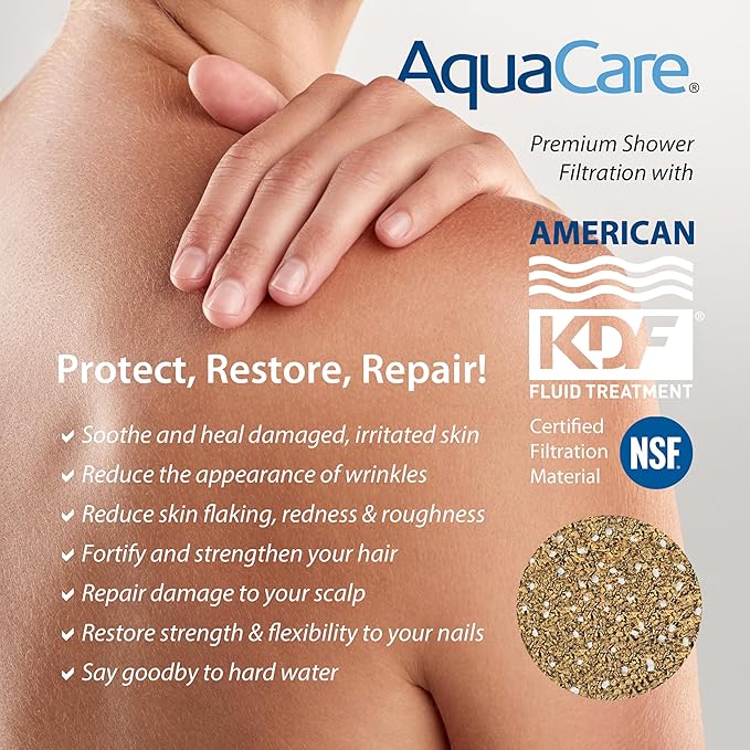 AquaCare High Pressure 10 Spray Mode Filtered Showerhead - Handheld Shower Head Filters Chlorine to Heal Dry Skin, Revive Hair - Dual Power Wash Cleans Tub, Tile, Pets - Hard Water Softener, Black-PawvioPets