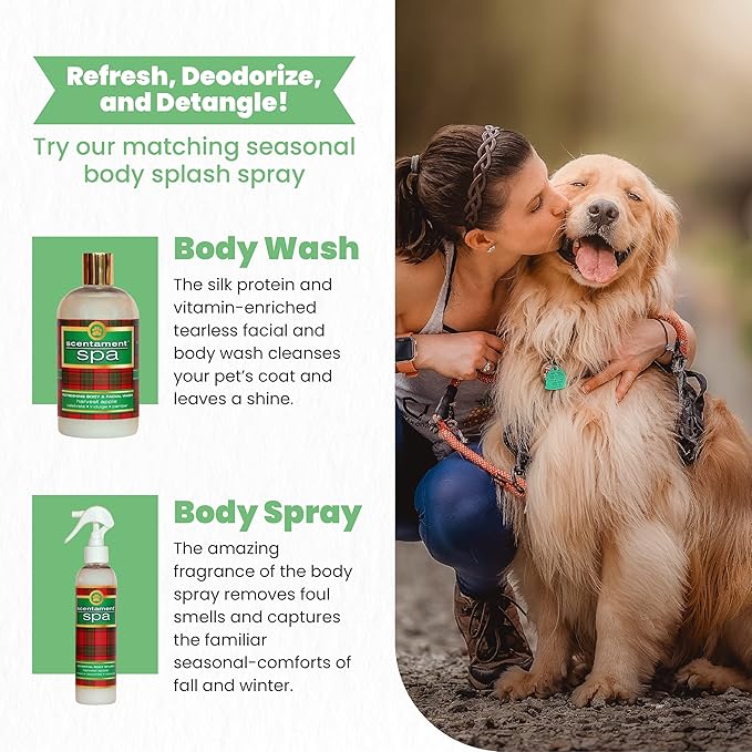 Best Shot Scentament Spa Seasonal Facial & Body Wash, Harvest Apple, 16 oz-PawvioPets