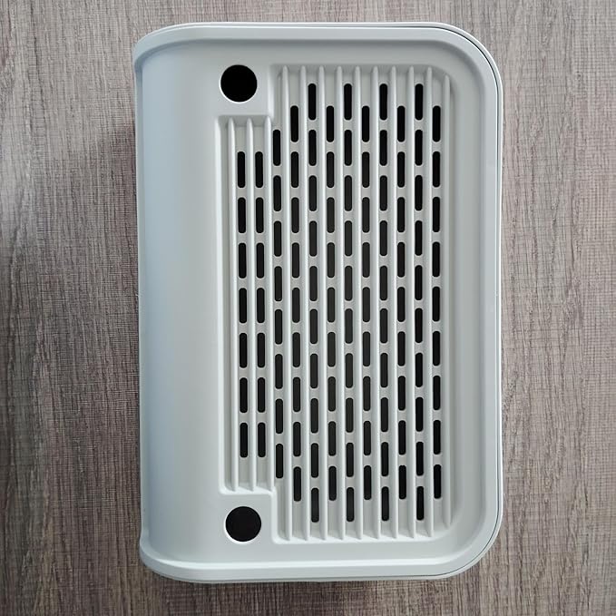 Cat Litter Box Step, Cat Litter Box Ramp Mat with Filter Function for Self-Cleaning Cat Litter Box, Easy to Clean, Cat Pedal Step Stool Ideal for Kitten & Elderly Cats (Dark Grey)-PawvioPets