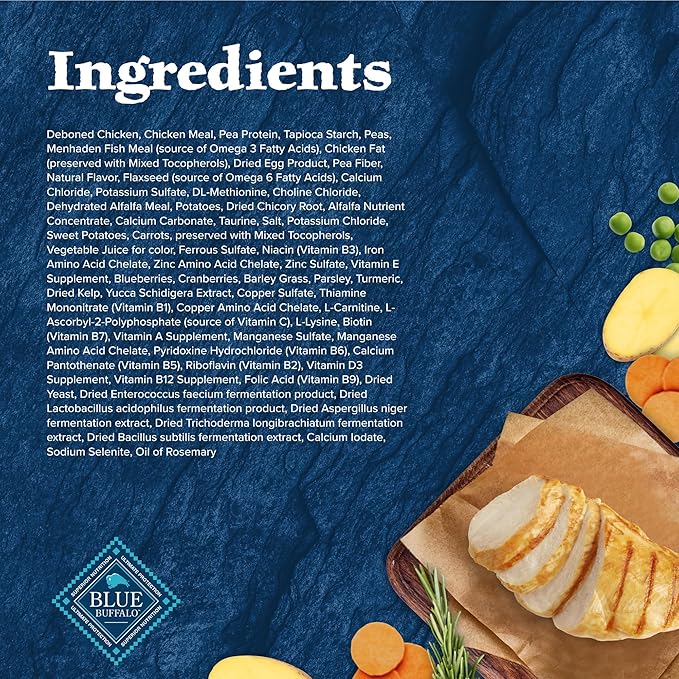 Blue Buffalo Wilderness Nature's Evolutionary Diet High-Protein, Grain-Free Natural Dry Food for Adult Cats, Chicken, 6-lb. Bag-PawvioPets