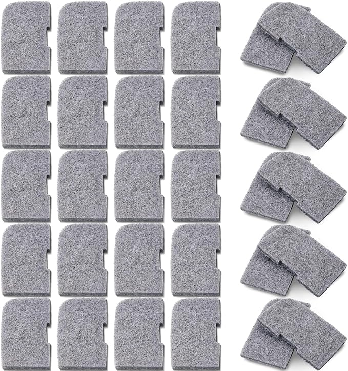 30 Pcs Ammonia Remover Pad Compatible with 306/307/406/407 Aquarium Canister Filter Media Ammonia Reducer for Fish Tank Replacement Parts Accessories-PawvioPets