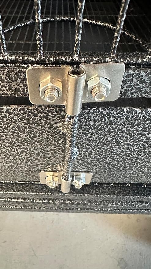 Extra Large Single Stacker Strong Heavy Duty Wrought Iron Breeder Parrot Aviary Bird Breeding Breeder Cage with Side Nest Breeding Doors On Wheels-PawvioPets