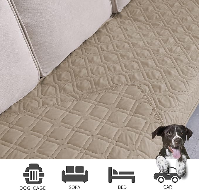 Ameritex Waterproof Blanket Reversible Dog Bed Cover Pet Blanket for Furniture Bed Couch Sofa-PawvioPets