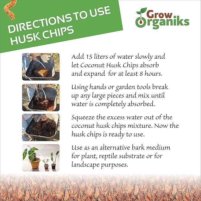 72 Quart Reptile Substrate Coconut Chip Bedding Compressed Organic Coco Husk Block for Snake Habitat, Ball Python Terrarium, Turtle Tanks, Tortoise Enclosure, Potting Soil Mix for Greenhouse-PawvioPets