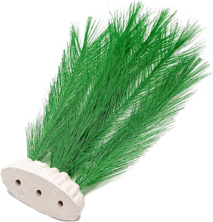 BEGONDIS 3Pcs Aquarium Decorations Fish Tank Artificial Green Water Plants Made of Silk Fabrics Plastic-PawvioPets
