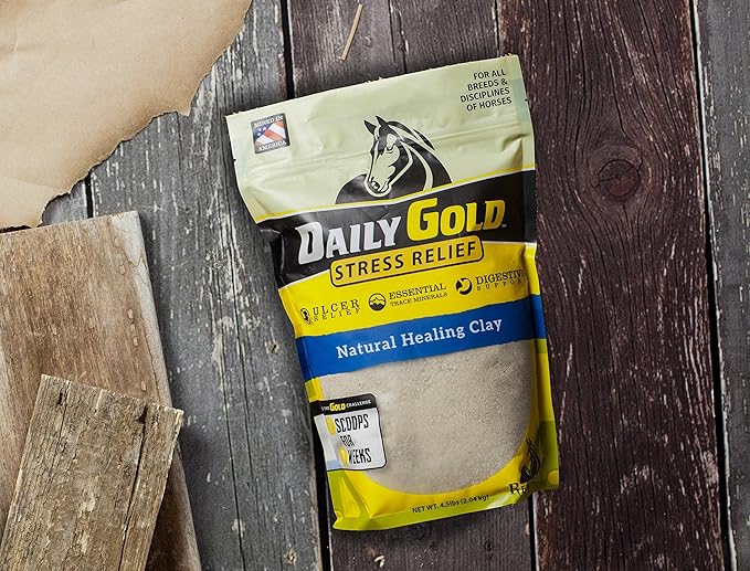 Daily Gold Stress Relief – Natural Digestive and Ulcer Supplement for Horses-PawvioPets