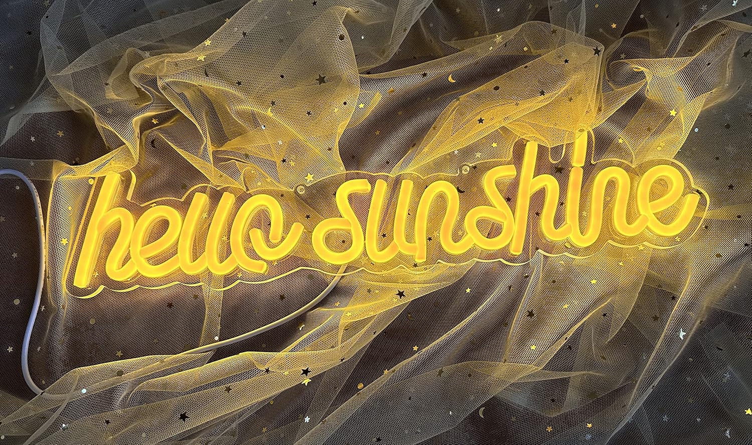 LED Neon Sign Night Light for Wall Party Décor Bedroom Room Bar Wedding Home Birthday Art Decoration Christmas with USB Chain Light modulator 5v (lets party blue)