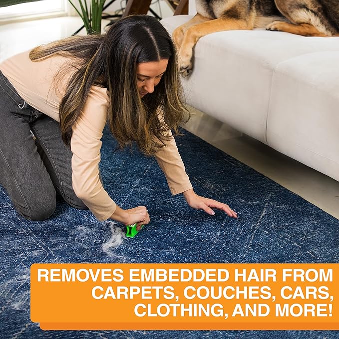 FurDozer X6 & X3 Pet Hair Remover & Auto Detailing Tool Bundle - Cat & Dog Hair Remover for Carpets, Car Interiors, Couches, Bedding, & Furniture - Reusable Pet Hair Removal Tool for Fur & Lint-PawvioPets