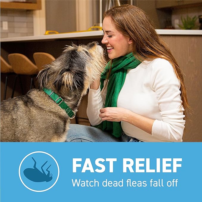 Capstar(nitenpyram) for Dogs Fast-Acting Oral Flea Treatment for Dogs 2-25 lbs, Vet-Recommended Medication Tablets Start Killing in 30 Minutes, 12 Doses-PawvioPets